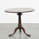 Antique 18th-Century English Swivel Barrel-Leg Birdcage Tilt-Top Table