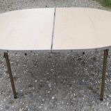 Vintage 1970s camping table and duo folding chairs set