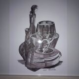 Dry January 2021 : Handmade drawing on paper with ink