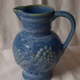 Blue pitcher