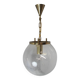 Vintage glass pendant light, Kamenický Šenov, 1970s.