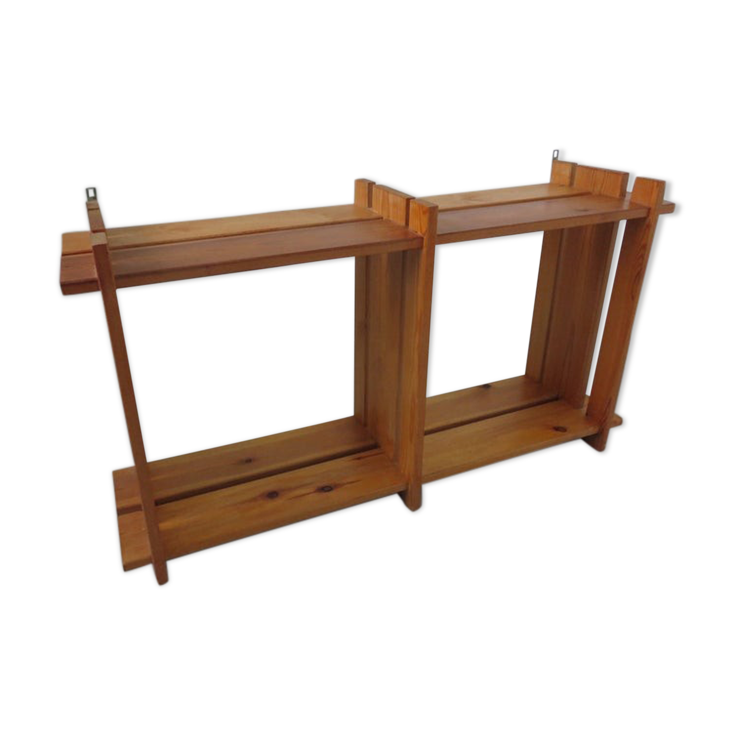 Scandinavian solid wood shelf 60 70s