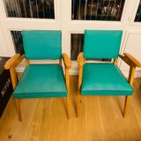 Fauteuil Vert Compas 70s