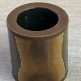 Damascus brass candlestick by Dal Furlo