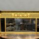 C19th Gilt Overmantle mirror