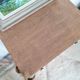 Art Deco chest of drawers curved legs raw wood