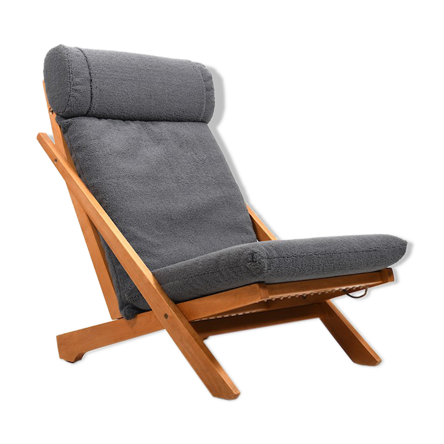 Fauteuil à dossier haut CH-03 par Hans J. Wegner