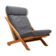 Fauteuil à dossier haut CH-03 par Hans J. Wegner