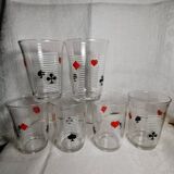 Water glasses card game