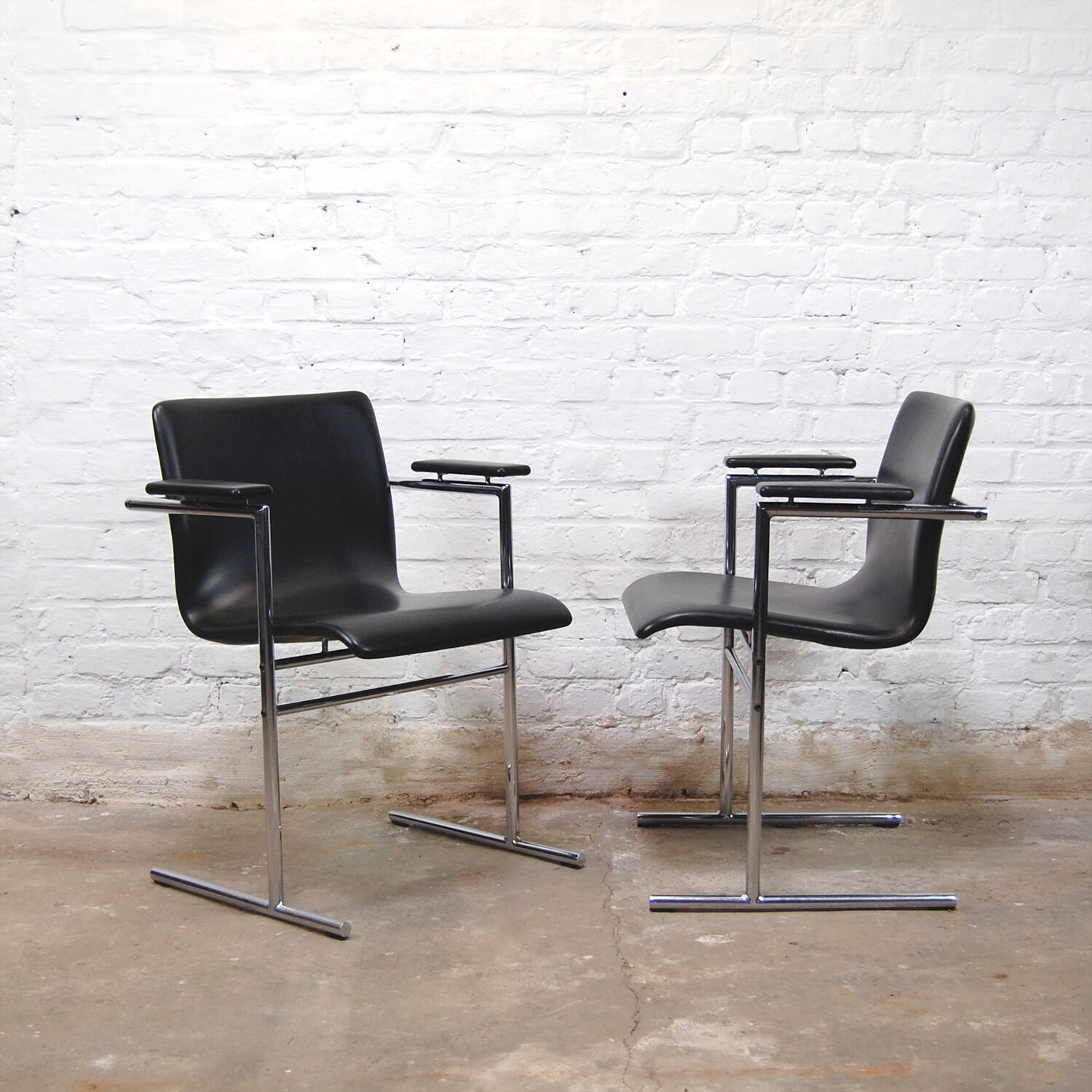 Bridge armchairs "Oslo" by Rudi Verelst for Novalux 1970s