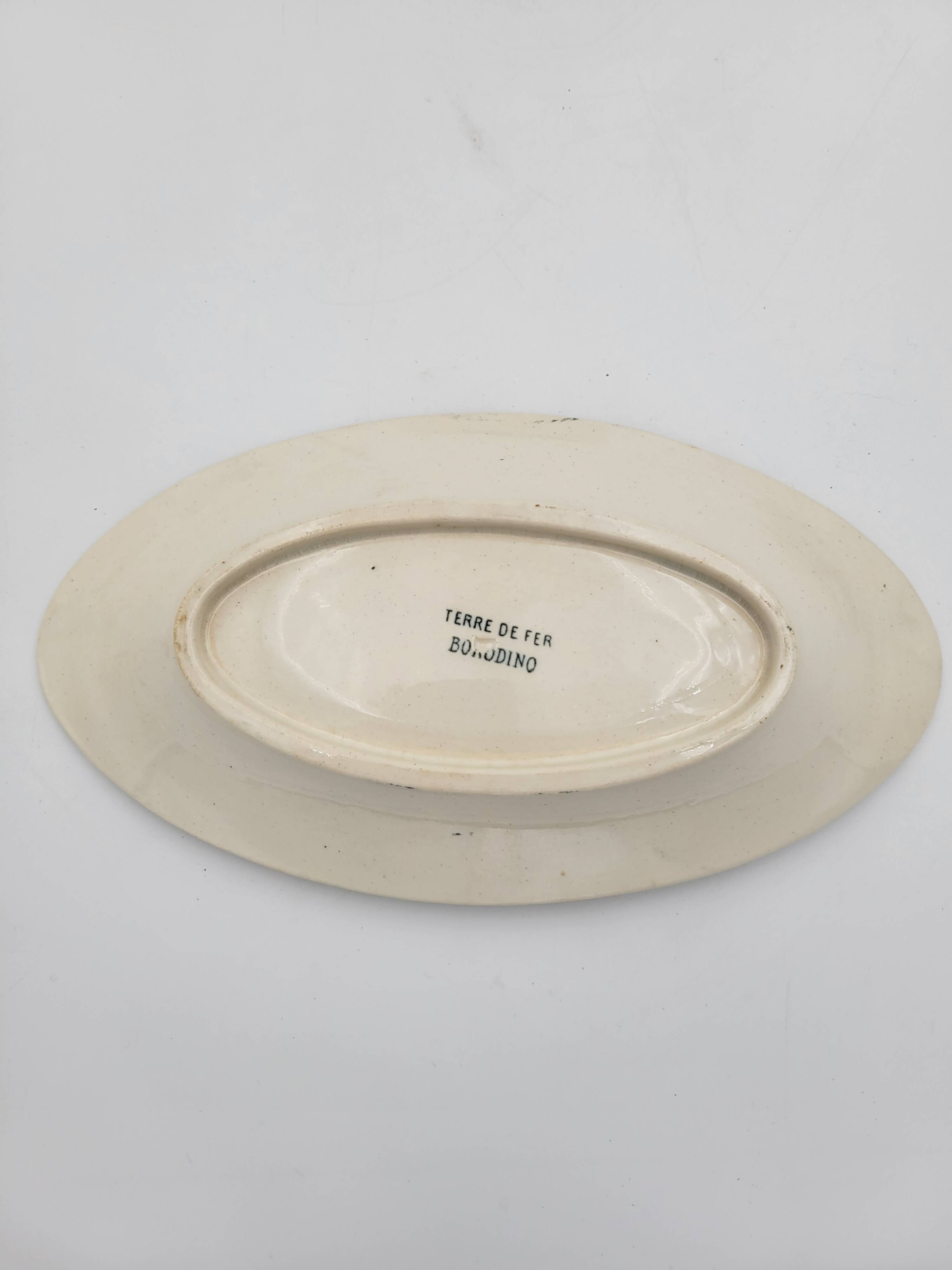 Antique Terre de Fer tableware set