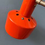 Lampe de bureau orange Hustadt Leuchten du milieu du siècle