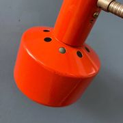 Lampe de bureau orange Hustadt Leuchten du milieu du siècle