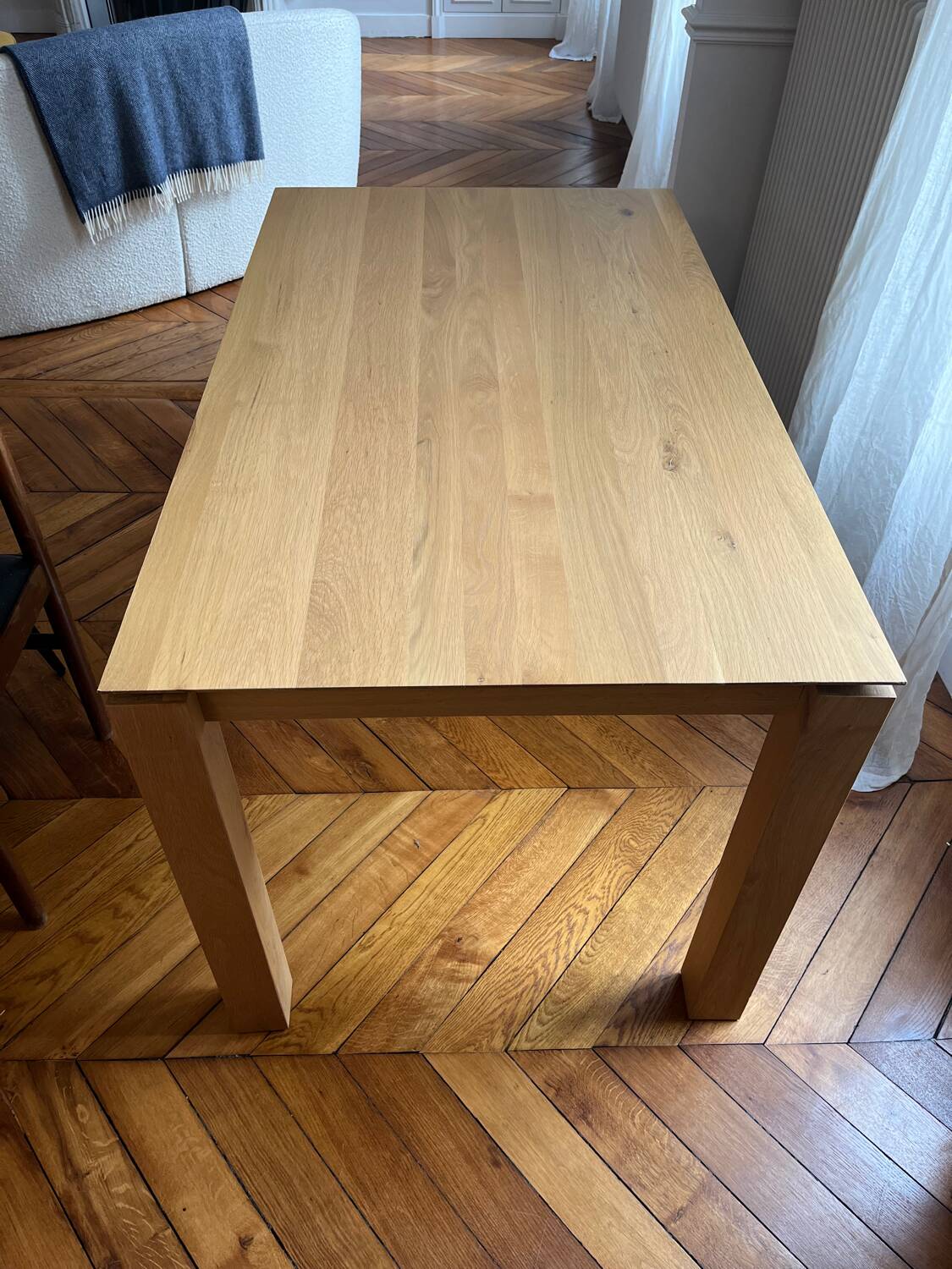 Table de salle à manger ethnicraft en chêne massif