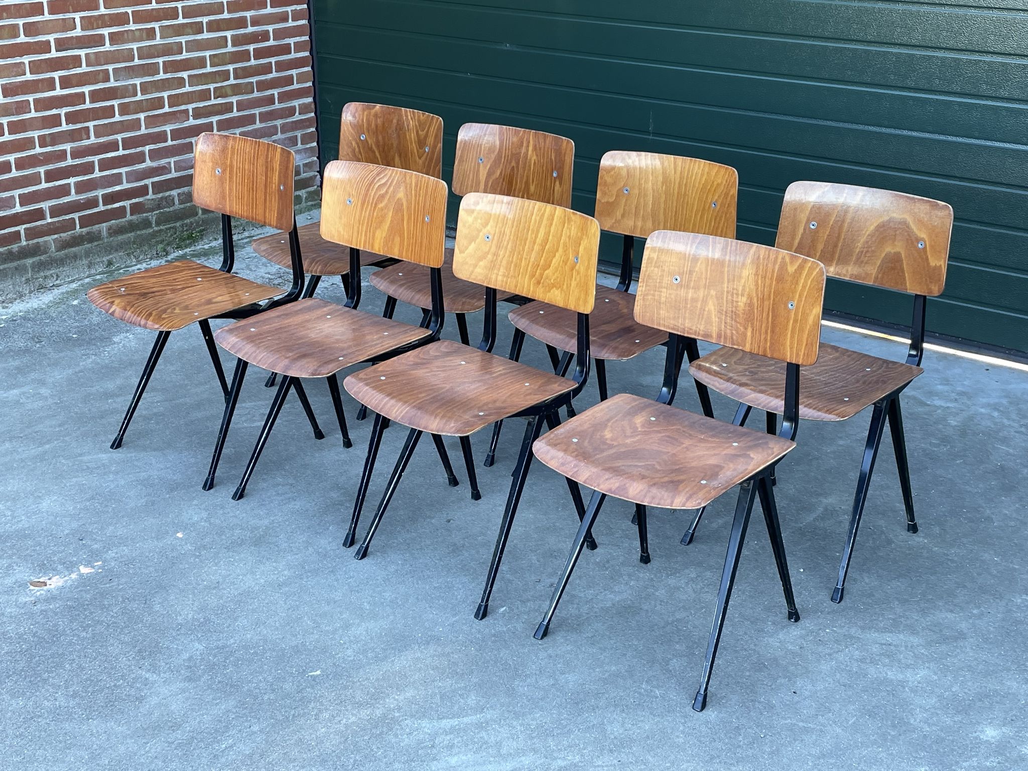 Result Chair by Friso Kramer for Ahrend De Cirkel, 1970 in black