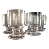 10 verres à vin en cristal