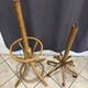 Baumann style 1960 swivel parrot coat rack in bent wood