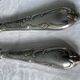 Set of 4 SFAM silver metal cheese knives