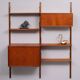 Royal Modular Wall System in Teak by Poul Cadovius Denmark