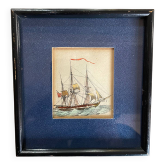 Miniature Navy on Paper