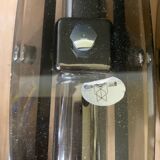 Pair of smoked glass wall lights from the 70s