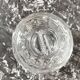 Art Deco molded glass sugar bowl