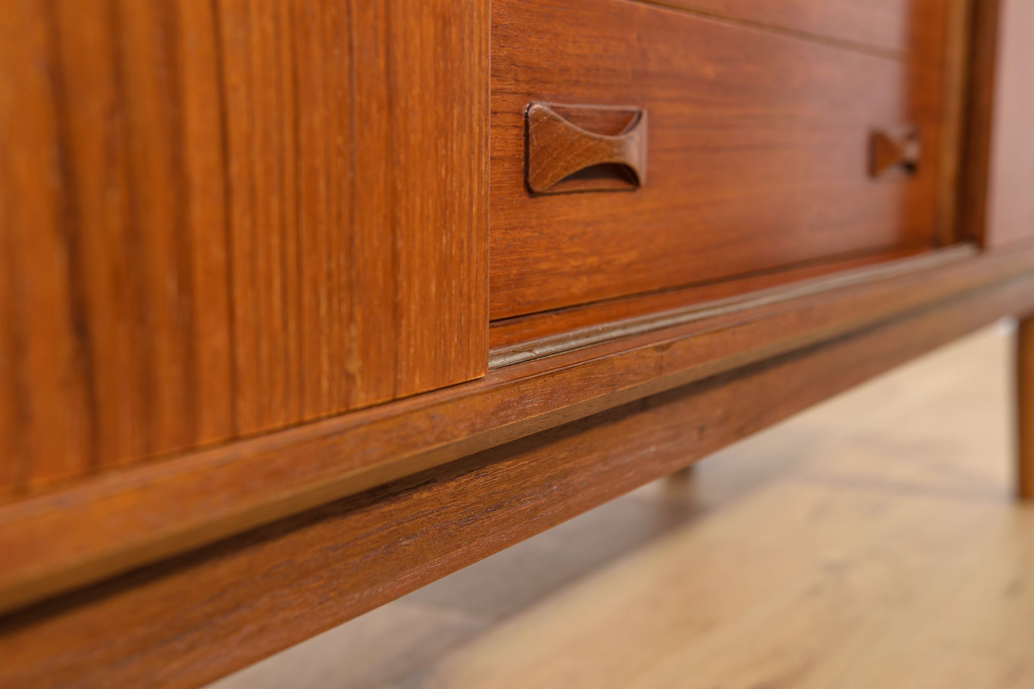 Enfilade en teck de Clausen & Son, années 1960