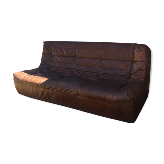 3-seater leather sofa, 70