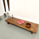 Solid oak coffee table, 1950s