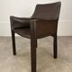 Mario Bellini leather armchair for Cassina, model CAB 413