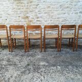 6 rope seated chairs