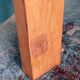 Pair of 1950s solid oak benches with backrests
