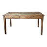 Table de ferme en bois brut