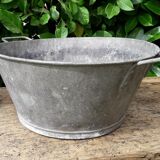 Washing basin diam41cm in zinc garden