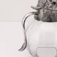 Vintage 20thC Silver Plate Boar Head & Glass Jug By Valenti c.1970
