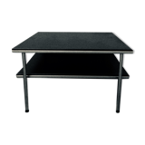 Kron grey metal square coffee table