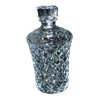 Carafe en cristal taillé de Saint-Louis, catalogue 1948 Modèle biseaux 611