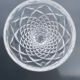 Vintage crystal coquetier