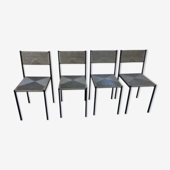 4 chaises Paludis 150 de Giandomenico Belotti