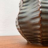 Vintage German brutalist ceramic gourd vase by Heinrich Fuchs for Luisenburg, 1970s.