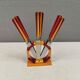 Fruit knife set, Art Deco. Sollingen Germany 1920-40s