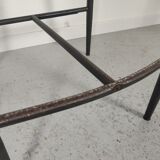 Lot 4 industrial bar stools 70s