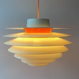 Sven middelboe verona pendant in white and orange by nordisk solar, denmark