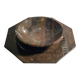 Ammonite Fossil Marble Placemat Bowl and Plate