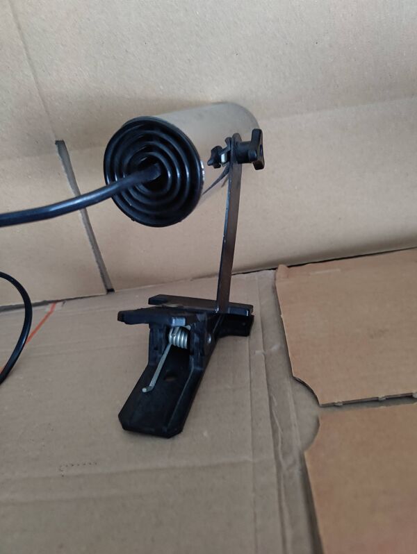 Spot à pince chromé années 80 dlg de Targetti