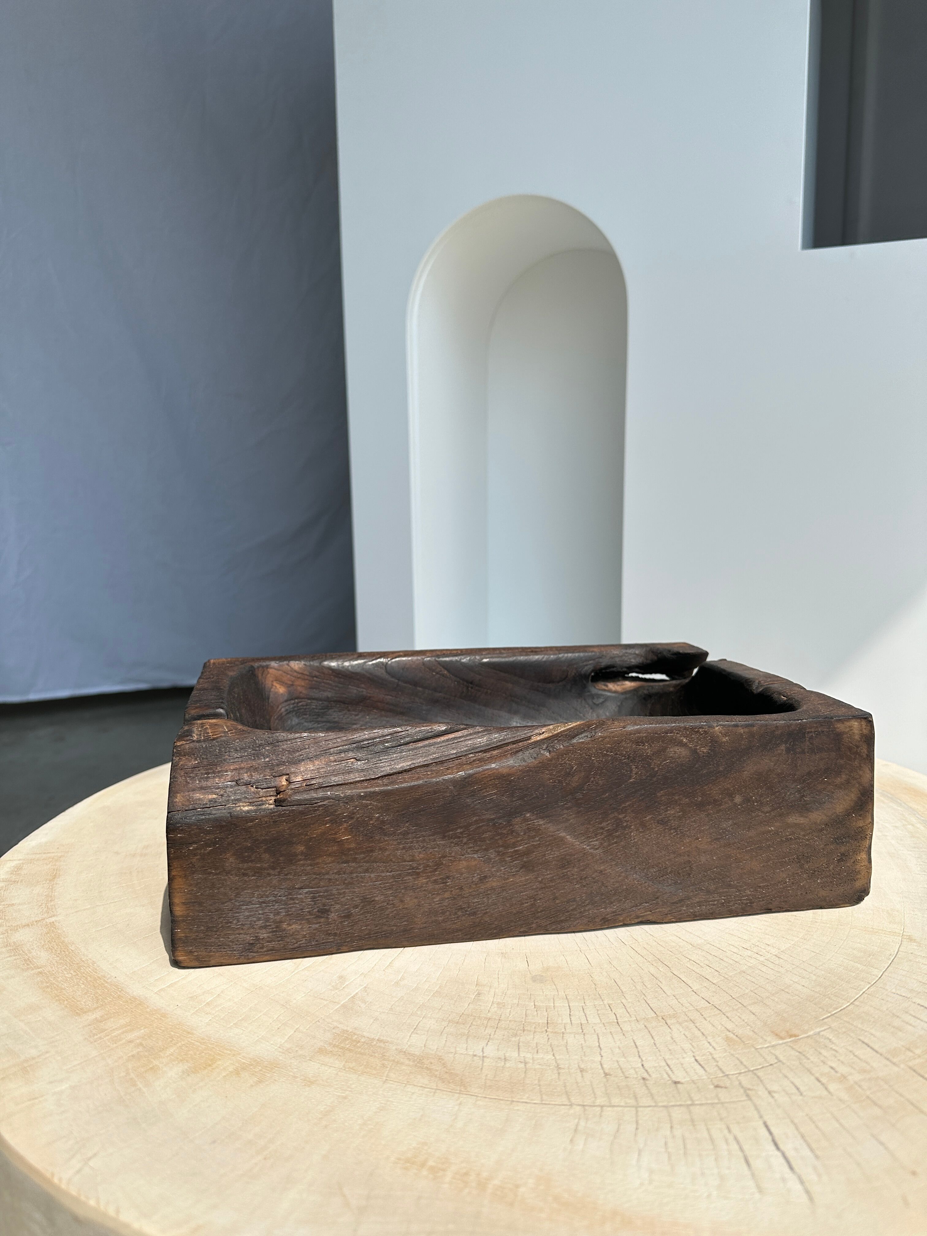 Asian teak empty pocket