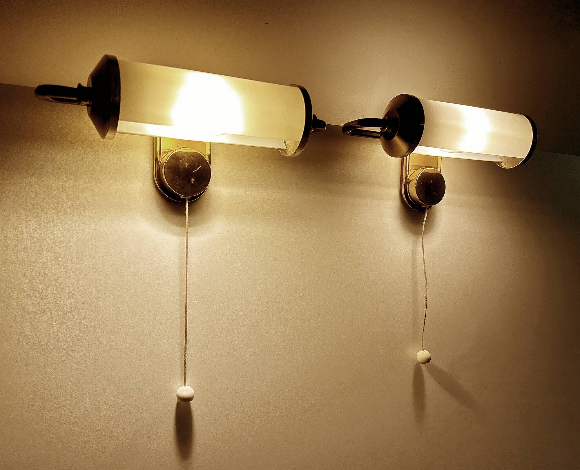 Pair of Art Deco Wall Lamps Bedside Lamps