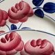 HBCM Rose Decorated Dessert Plates