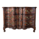 Antique louis xv style walnut chest of drawers – 3 drawers