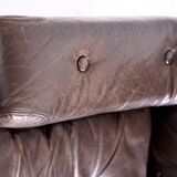 Modular leather sofa by michel cadestin for airborne